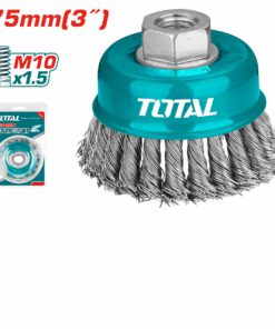BROSSE METALLIQUE TORSADEE 75 MM TOTAL TAC32031