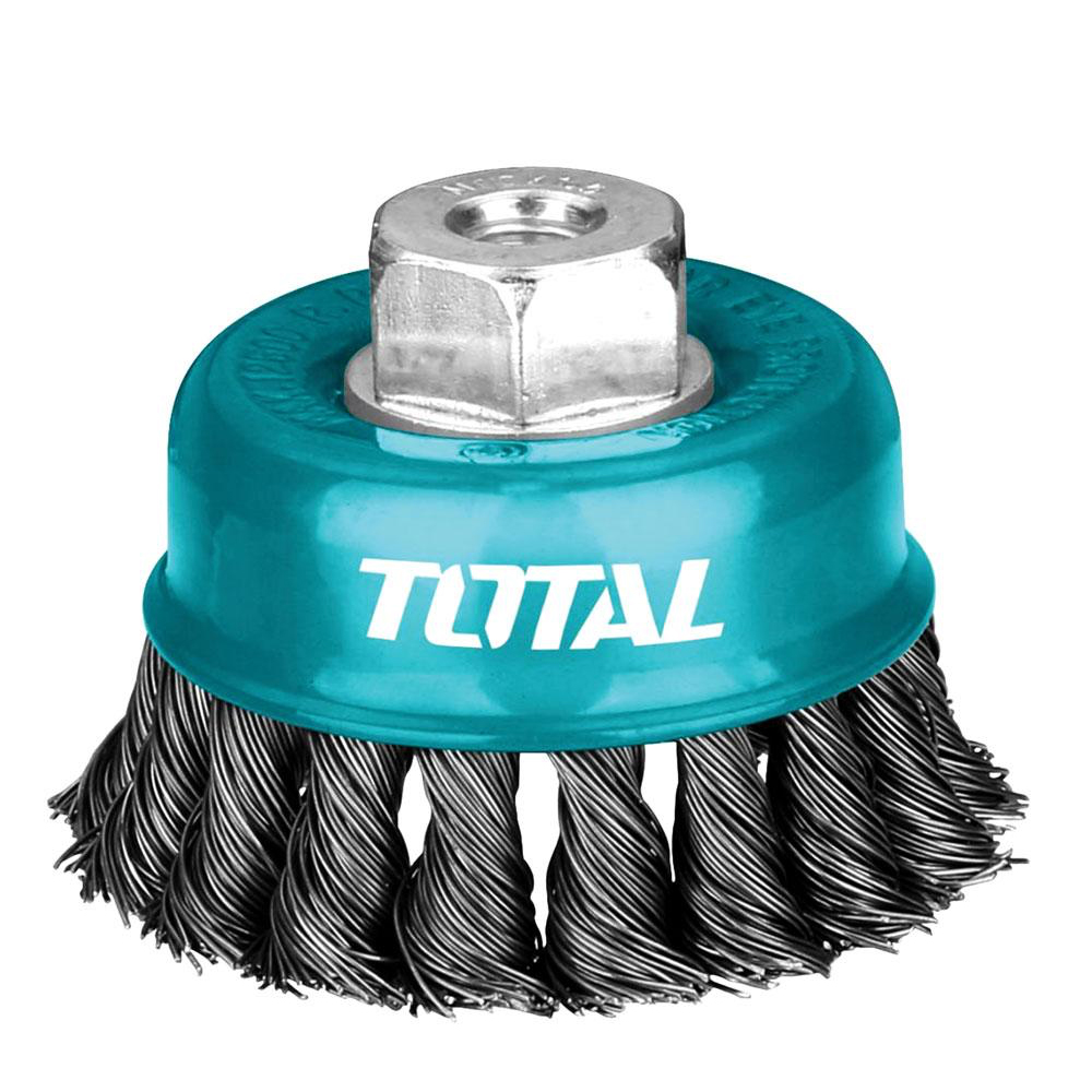 BROSSE METALLIQUE TORSADEE 100 MM TOTAL TAC32041