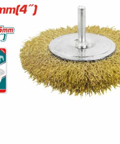 BROSSE METALLIQUE DE MEULAGE CIRCULAIRE 100 MM TOTAL TAC34041