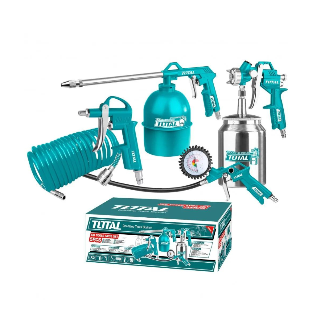 OUTILS PNEUMATIQUE 5 PCS TATK051 TOTAL