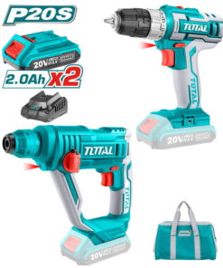 KIT COMBO SANS FIL AU LITHIUM-ION 2PCS TCKLI2008 TOTAL