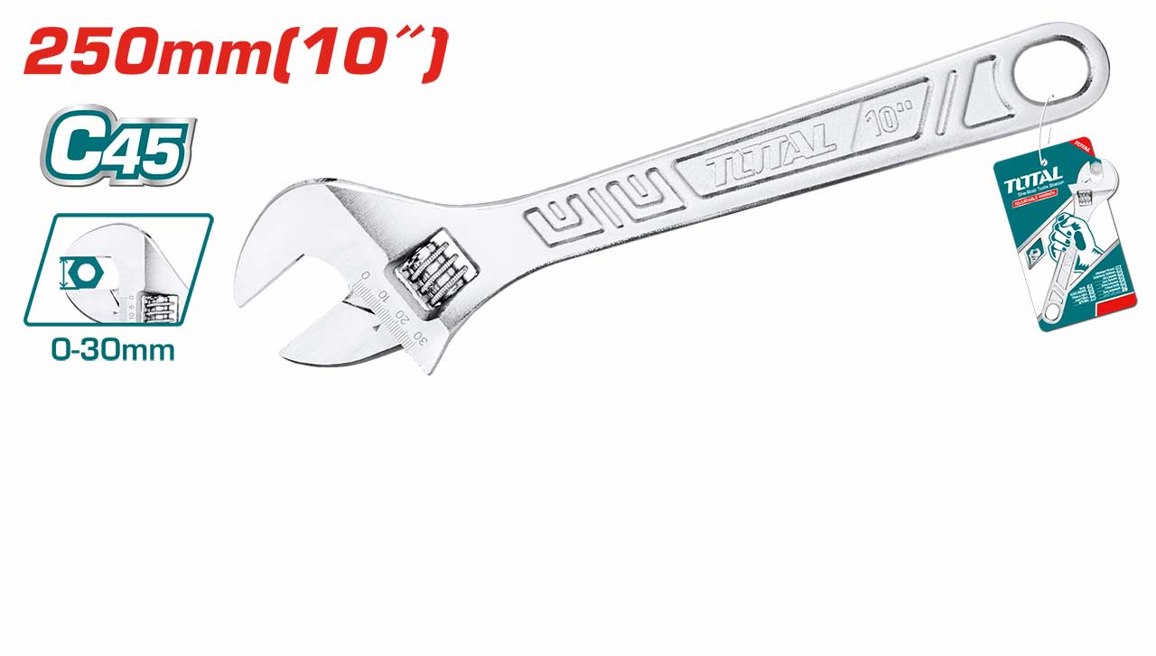 CLE A MOLETTE 250MM TOTAL THT1010103