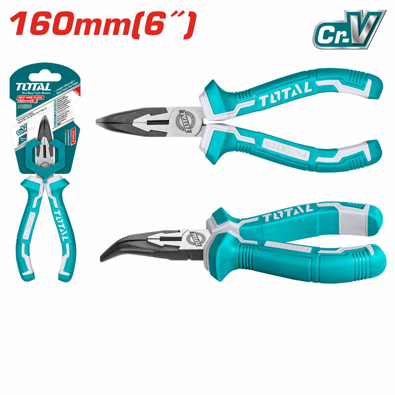 PINCE A BEC COURBE 6 TOTAL THT24616