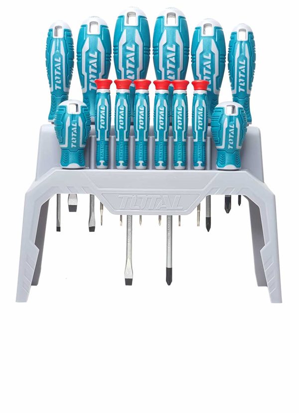JEU DE TOURNEVIS DE PRECISION 14 PIECES TOTAL THT250614/THT250615