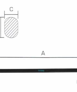 PINCE A DECOFFRER (600 MM X 29 MM X 15,0 MM) TOTAL THT431242