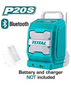 RADIO DE TRAVAIL AU LITHIUM-ION 20V TOTAL TJRLI2001