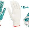 GANTS TRICOTES ET POIS EN PVC XL TOTAL TSP11102
