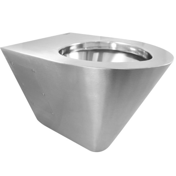 CUVETTE SUSPENDU EN ACIER INOXYDABLE AISI 304 SATINE