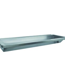 LAVE MAIN COLLECTIF 1200 MM  SANS TROU EN ACIER INOXYDABLE SATINE