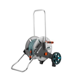 DEVIDOIR GARDENA SUR ROUES METAL CLEVERROLL M ÉQUIPÉ (5/8") 15 MM 25 M GARDENA 18543-26.000.00