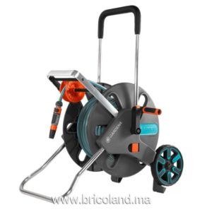 DEVIDOIR GARDENA SUR ROUES AQUAROLL L EASY SET ÉQUIPÉ (3/4") 19 MM  30 M GARDENA 18522-26.000.00