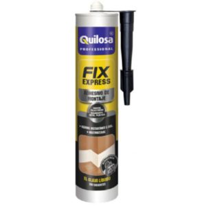 FIX EXPRESS QUILOSA – ADHÉSIF DE MONTAGE ULTRA RAPIDE SANS SOLVANT, PRISE IMMÉDIATE
